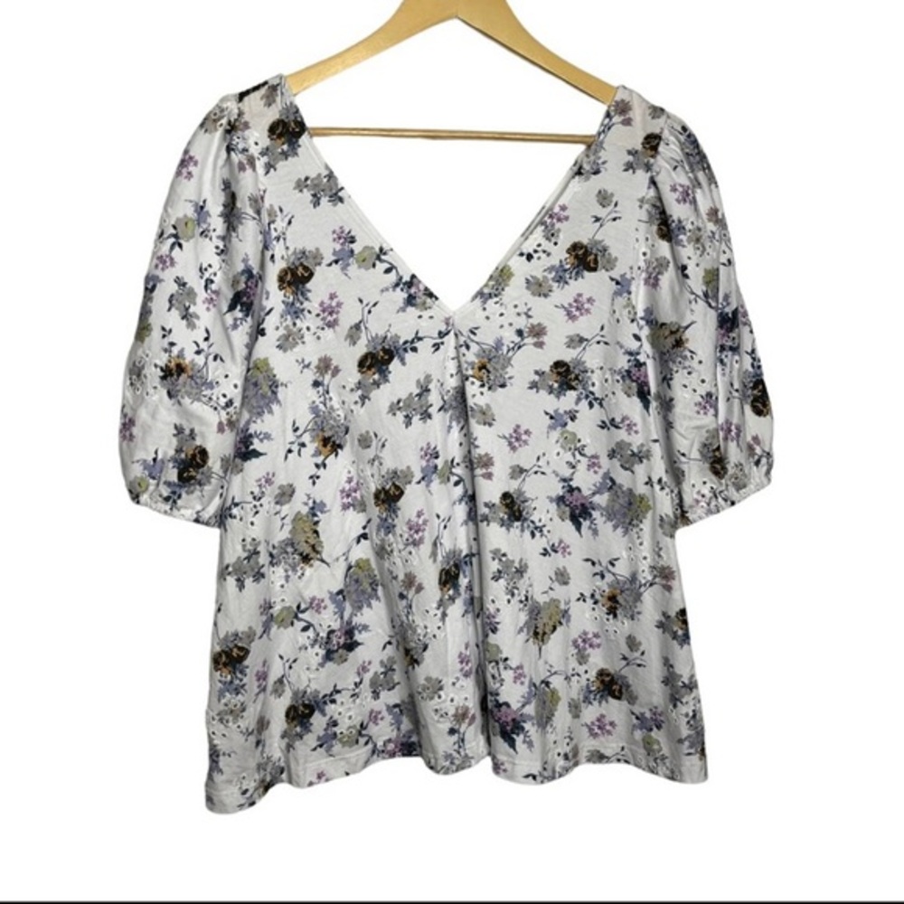 ASOS DESIGN Vneck floral blouse xl